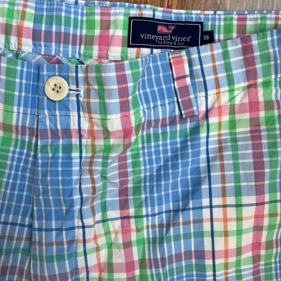 Vineyard Vines Mens Pastel Breaker Plaid Shorts size 38 (1138) - Picture 2 of 3